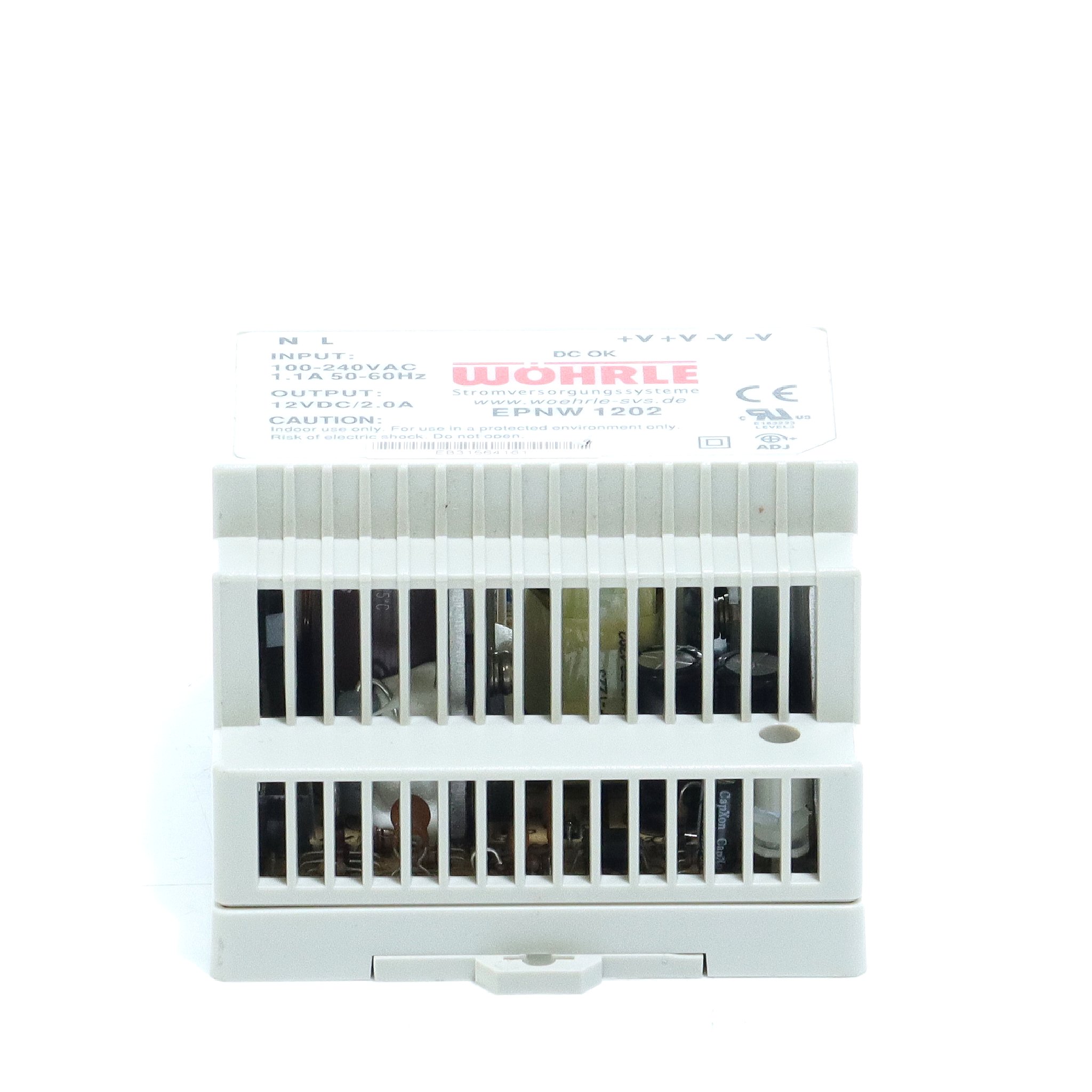 Hutschienen-Schaltnetzteil 12 V DC / 1,67 A  Neu